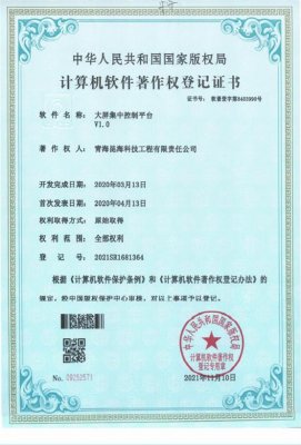 大屏集中控制平臺V1.0